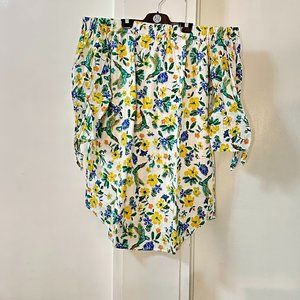 OLD NAVY | Floral Dress with Bird Print